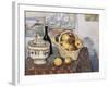 Nature morte à la soupière-Paul Cézanne-Framed Giclee Print