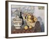 Nature morte à la soupière-Paul Cézanne-Framed Giclee Print