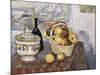 Nature morte à la soupière-Paul Cézanne-Mounted Giclee Print