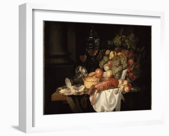 Nature morte au homard-Johannes Hannot-Framed Giclee Print