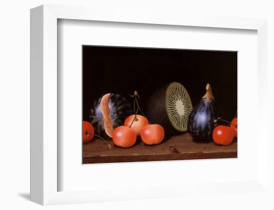 Nature Morte au Kiwi-Charles Joly-Framed Art Print