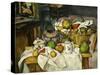 Nature Morte Au Panier 1888-90 (Still Life with Basket)-Paul Cézanne-Stretched Canvas