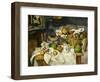 Nature Morte Au Panier 1888-90 (Still Life with Basket)-Paul Cézanne-Framed Giclee Print