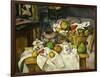 Nature Morte Au Panier 1888-90 (Still Life with Basket)-Paul Cézanne-Framed Giclee Print
