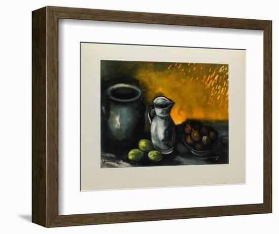 Nature Morte au Pot, 1945-Maurice De Vlaminck-Framed Collectable Print