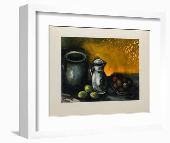 Nature Morte au Pot, 1945-Maurice De Vlaminck-Framed Collectable Print