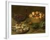 Nature morte aux fruits et aux artichauts-null-Framed Giclee Print