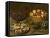 Nature morte aux fruits et aux artichauts-null-Framed Stretched Canvas