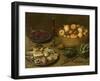 Nature morte aux fruits et aux artichauts-null-Framed Giclee Print