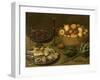 Nature morte aux fruits et aux artichauts-null-Framed Giclee Print