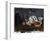 Nature Morte Aux Fruits. Peinture De Paul Cezanne (1839-1906), 1879-1880. Huile Sur Toile. Dim : 45-Paul Cezanne-Framed Giclee Print