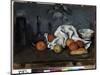 Nature Morte Aux Fruits. Peinture De Paul Cezanne (1839-1906), 1879-1880. Huile Sur Toile. Dim : 45-Paul Cezanne-Mounted Giclee Print