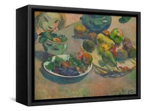 Nature morte aux fruits-Still-life with fruit,1888 Canvas,43 x 58 cm Inv.3271.-Paul Gauguin-Framed Stretched Canvas