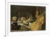 Nature morte aux instruments de musique-Pieter Claesz-Framed Giclee Print