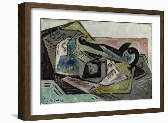 Nature morte aux journaux-Marie Blanchard-Framed Giclee Print