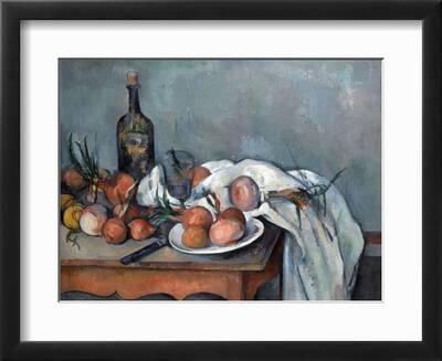 Nature Morte Aux Oignons Still Life With Onions Giclee Print Paul Cezanne Allposters Com