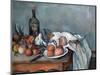 Nature Morte Aux Oignons (Still Life with Onions)-Paul Cézanne-Mounted Giclee Print