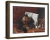 Nature morte avec globe terrestre-Evaristo Baschenis-Framed Giclee Print