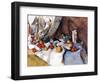 Nature Morte Avec Pommes (Still Life with Apples). Peinture De Paul Cezanne (1839-1906), Huile Sur-Paul Cezanne-Framed Giclee Print