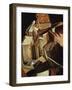 Nature Morte De Livres (Still Life of Books) (Detail)-Charles Emmanuel Bizet D’Annonay-Framed Giclee Print