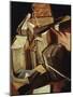 Nature Morte De Livres (Still Life of Books) (Detail)-Charles Emmanuel Bizet D’Annonay-Mounted Giclee Print