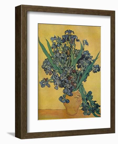 'Nature Morte: Iris', 1890-Vincent van Gogh-Framed Giclee Print