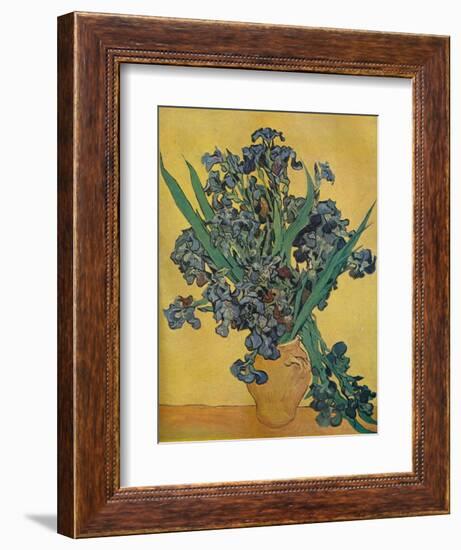 'Nature Morte: Iris', 1890-Vincent van Gogh-Framed Giclee Print