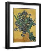 'Nature Morte: Iris', 1890-Vincent van Gogh-Framed Giclee Print