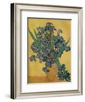 'Nature Morte: Iris', 1890-Vincent van Gogh-Framed Giclee Print