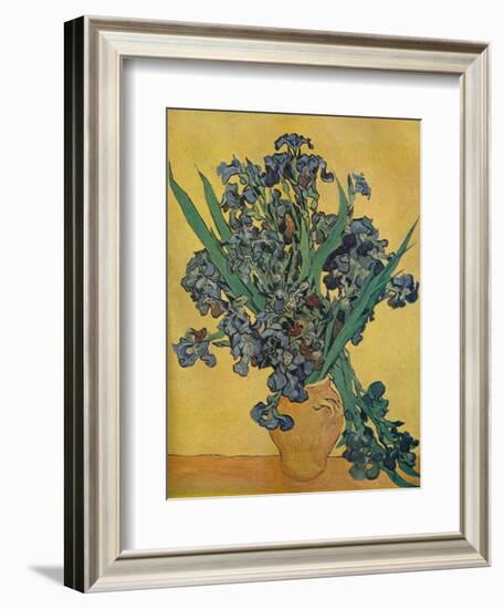 'Nature Morte: Iris', 1890-Vincent van Gogh-Framed Giclee Print