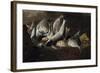 Nature morte. Poissons et crabes-Giuseppe Recco-Framed Giclee Print