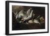 Nature morte. Poissons et crabes-Giuseppe Recco-Framed Premium Giclee Print