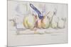 Nature morte ;pommes, poires et casserole-Paul Cézanne-Mounted Giclee Print