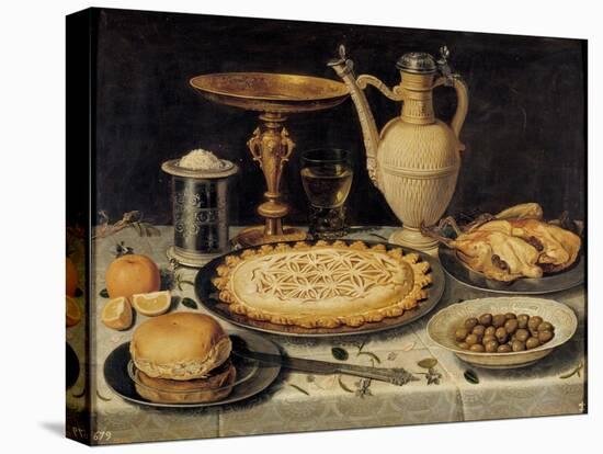 Nature Morte - Still Life - Peinture De Clara Peeters (1594-1658), 1610-1615 - Oil on Canvas, 55X73-Clara Peeters-Stretched Canvas