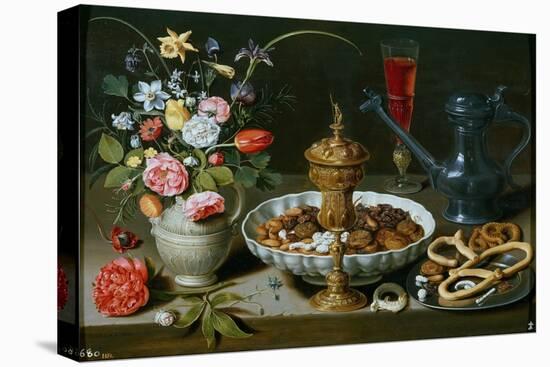 Nature Morte - Still Life - Peinture De Clara Peeters (1594-1658), 1611 - Oil on Canvas, 52X73 - Mu-Clara Peeters-Stretched Canvas