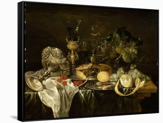 Nature morte-Cornelis de Heem-Framed Stretched Canvas