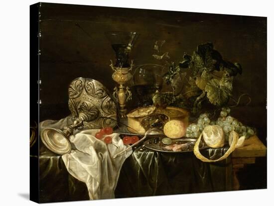 Nature morte-Cornelis de Heem-Stretched Canvas