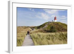 Nature Path, Lighthouse Norddorf, Amrum-Markus Lange-Framed Photographic Print