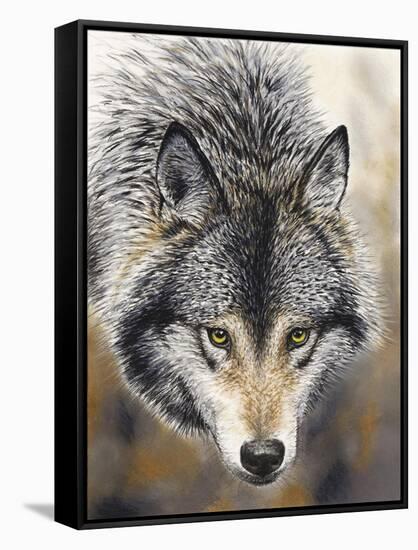 Nature's Beauty-Chuck Black-Framed Stretched Canvas