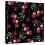 Nature’s Bounty - Cherries-Mindy Sommers-Stretched Canvas