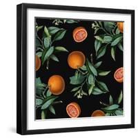 Nature’s Bounty - Oranges-Mindy Sommers-Framed Giclee Print