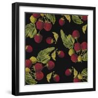 Nature’s Bounty - Raspberries-Mindy Sommers-Framed Premium Giclee Print