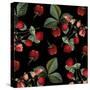 Nature’s Bounty - Strawberries-Mindy Sommers-Stretched Canvas