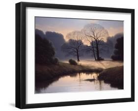 Nature's Early Morning Mist-Michael John Hill-Framed Giclee Print