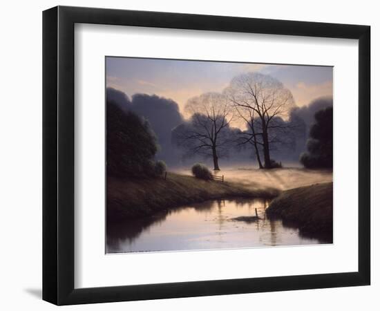 Nature's Early Morning Mist-Michael John Hill-Framed Giclee Print