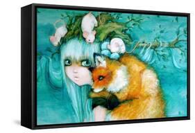 Nature's Tree Princess-Camilla D'Errico-Framed Stretched Canvas