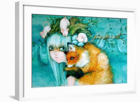 Nature's Tree Princess-Camilla D'Errico-Framed Art Print