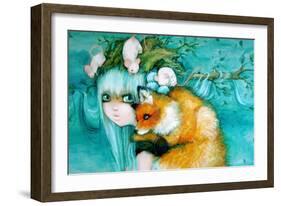 Nature's Tree Princess-Camilla D'Errico-Framed Art Print