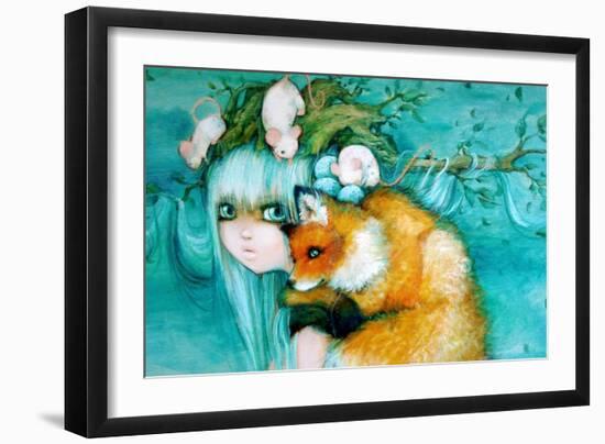 Nature's Tree Princess-Camilla D'Errico-Framed Art Print