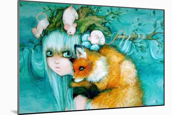 Nature's Tree Princess-Camilla D'Errico-Mounted Art Print